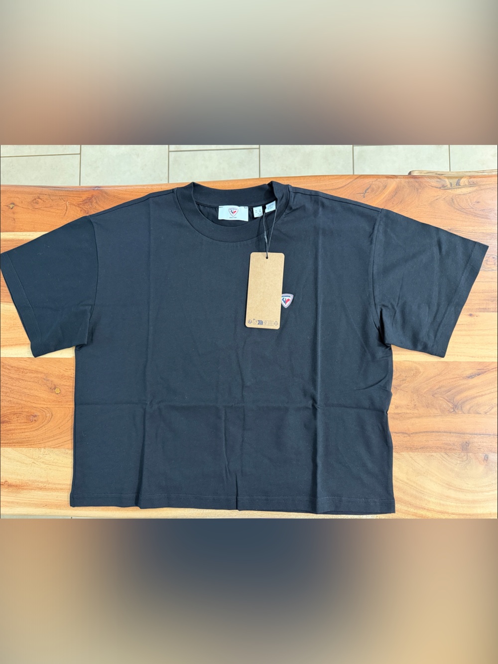 Black Short Sleeve Women's Tee Rossignol
